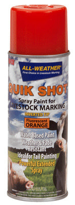 All Weather Quik Shot Livestock Marker 16 oz, Orange