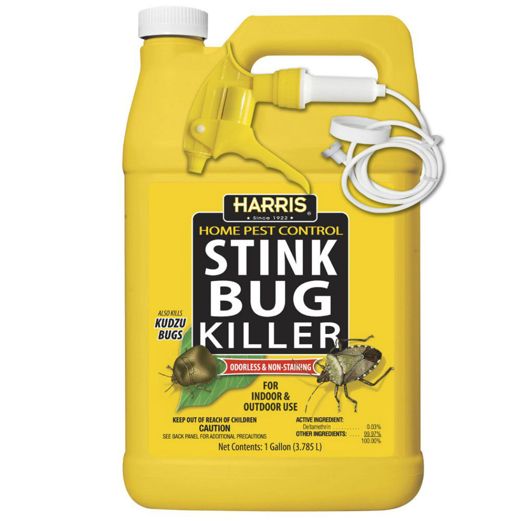 Harris STINK-128 Stink Bug Home Pest Killer Spray, Ready To Use, 1-Gallon