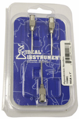 Neogen 1184 Non-Sterile Needles 1-1/2", 16 Gauge, Stainless Steel
