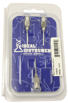 Neogen 1191 Non-Sterile Needles 3/4", 18 Gauge,Stainless Steel(3-Pack)