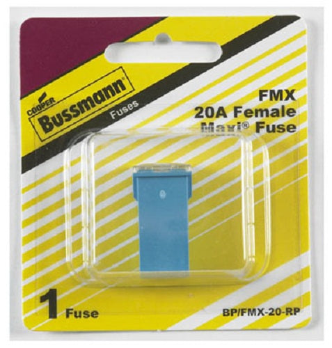 Cooper Bussmann BP-FMX-20-RP Female MAXI™ Auto Fuse, 20A, Blue