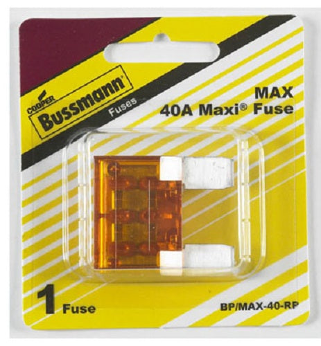 Cooper Bussmann BP-MAX-40-RP Maxi Blade Fuse, 40 Amp
