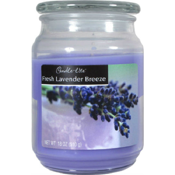 Candle Lite® 3297404 Everyday Fresh Lavender Breeze Candle Jar, 18 Oz