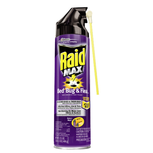 Raid Max 73798 Bed Bug & Flea Killer, 17.5 Oz