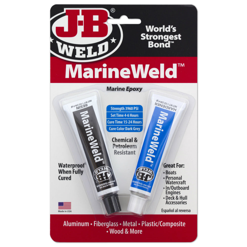 J-B® Weld 8272 MarineWeld™ Marine Epoxy Adhesive, 2 Pack