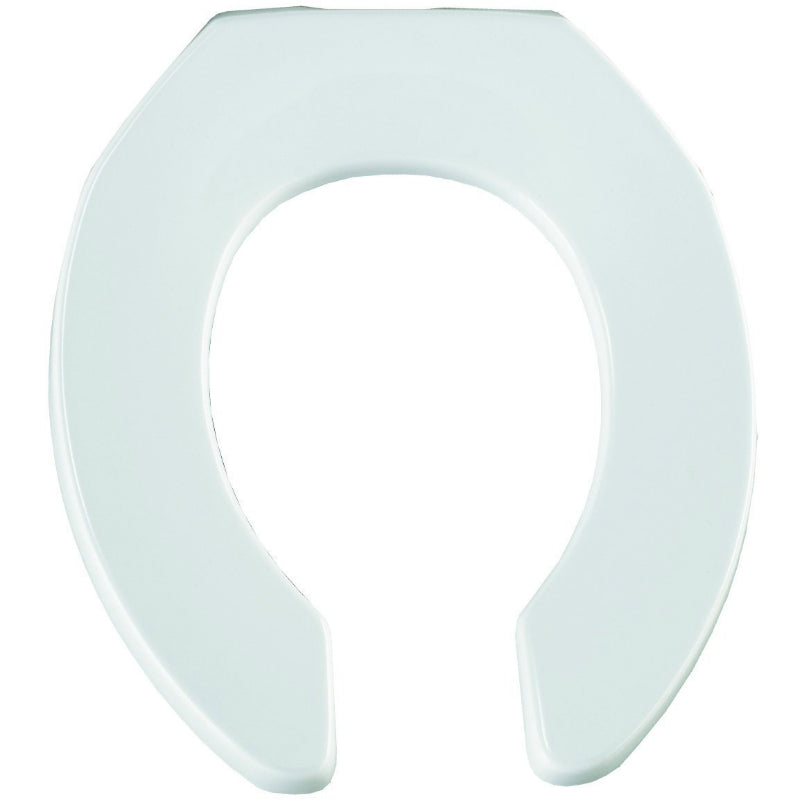 Bemis 955CT-000 Plastic Toilet Seat with STA-TITE Fastening System, Round, White