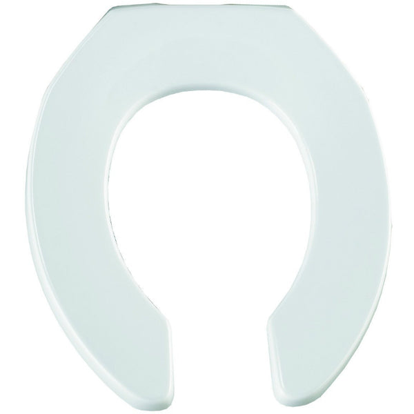 Bemis 955CT-000 Plastic Toilet Seat with STA-TITE Fastening System, Round, White