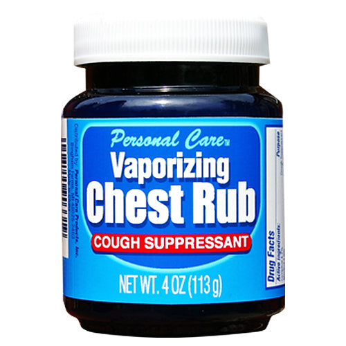 Personal Care 90331-9 Vaporizing Chest Rub Cough Suppressant, 4 Oz