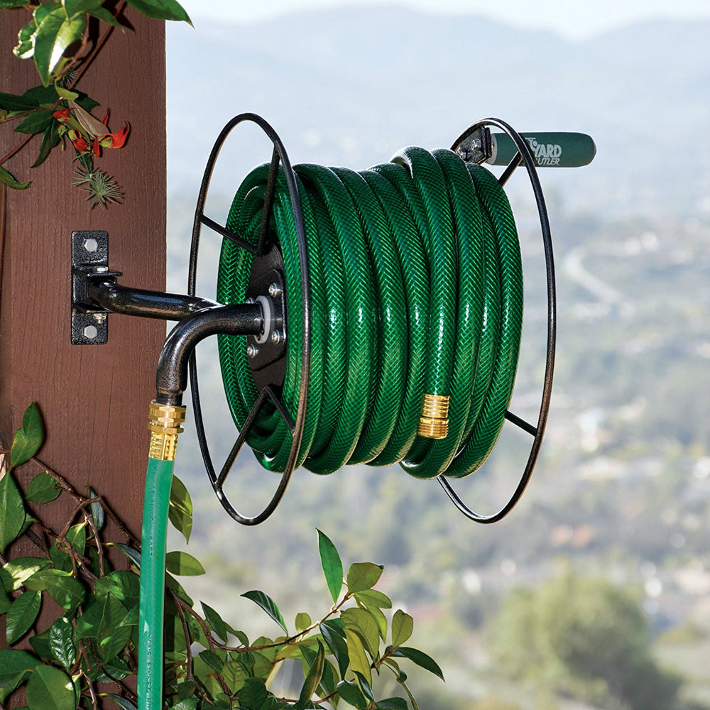 Yard Butler SRM-90 Wall Mount Mighty Hose Reel, 75'