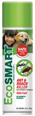 EcoSmart 33500 Organic Ant & Roach Killer, 14 Oz Aerosol