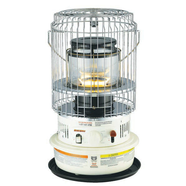 Kero World® KW-12 Compact Convection Indoor Kerosene Wick Heater, 10500 BTU