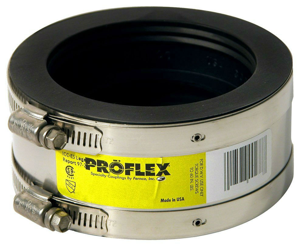Fernco® P3001-44 Proflex® Shielded Specialty Coupling, 4"