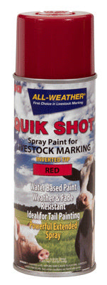 All Weather Quik Shot Livestock Marker 16 oz, Red