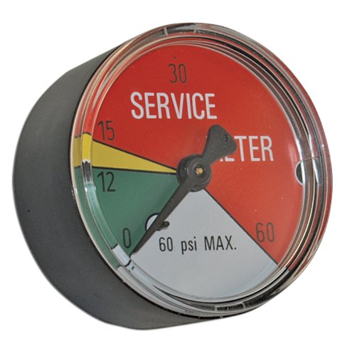 Apache 99019342 Filter Service Indicator Gauge, 2", 25 PSI