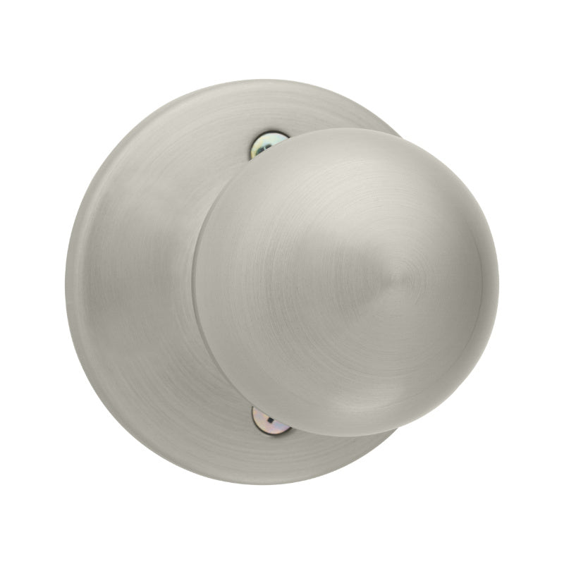 Kwikset® 488P-15-CP Polo Half Inactive/Dummy Knob Lockset, Satin Nickel Finish
