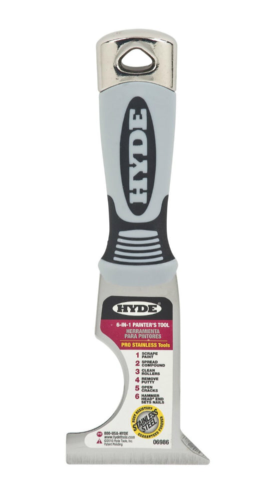 Hyde® 06986 6-in-1 Pro Stainless Multi-Tool, 2-1/2"
