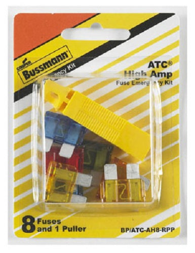 Cooper Bussmann BP-ATC-AH8-RPP High Amp Auto Fuse Assortment, 30A, 8-Piece