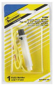 Cooper Bussmann BP-HHN-RP Auto In-Line Fuse Holder, 1/4"x1-1/4", 30A, 32V