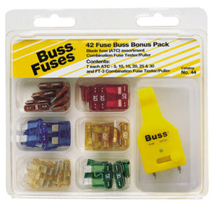 Cooper Bussmann NO-44 ATC Fuse Assortment, 43-Piece