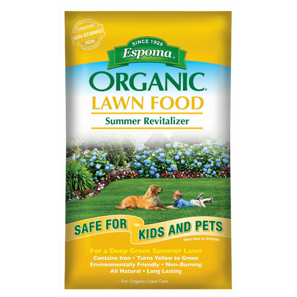 Espoma EOSR30 Summer Revitalizer All Natural Organic Lawn Food, 8-0-0, 30 Lbs