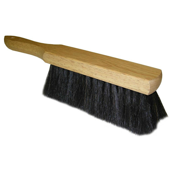 Quickie® 412 Horse Hair Bench Brush with Wood Handle, 13.5"