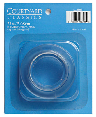 Courtyard Classics 001 Patio Table Top Ring & Plug, 2"