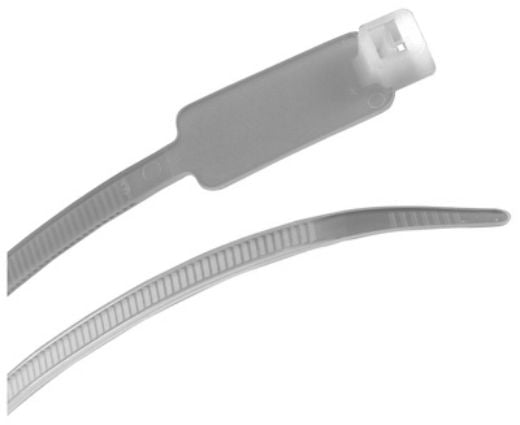 Gardner Bender 45-308ID Identification Cable Tie, Natural, 8"