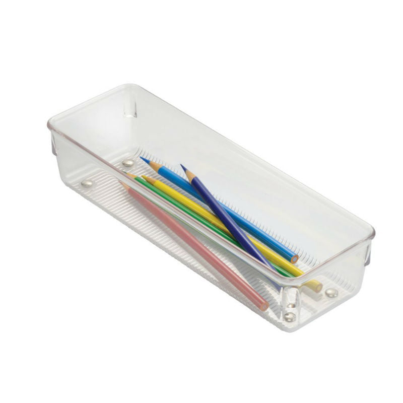 InterDesign 52430 Linus Drawer Organizer, Clear