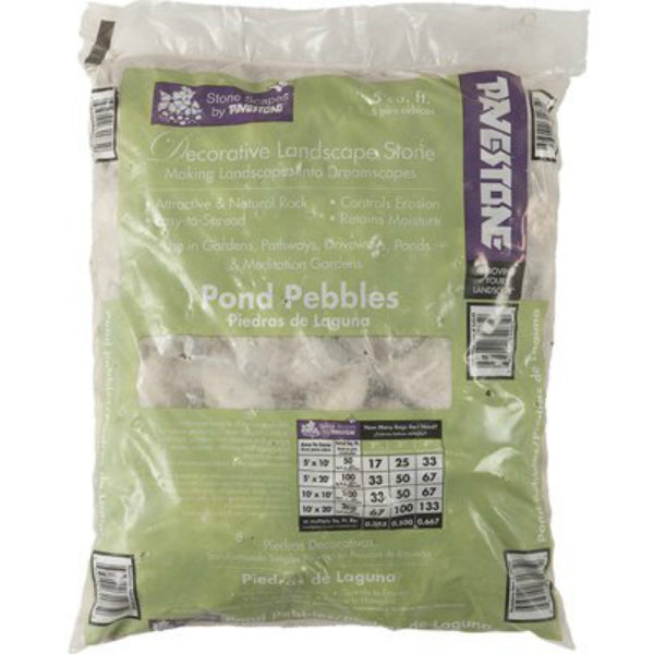 Pavestone® 54249 Pond Pebbles, 0.5 Cu. Ft