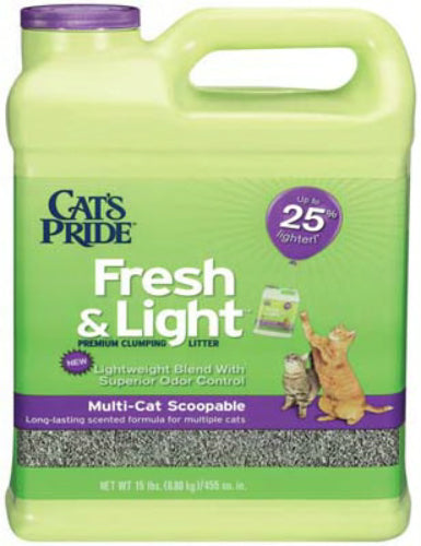 Cat's Pride® 47115 Multi Cat Scented Scoopable Cat Litter, 15 Lbs