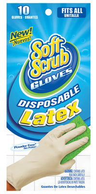 Soft Scrub 11310-26 Disposable Latex Gloves, Count/10