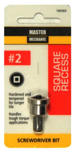Master Mechanic 160364 Square Recess Drywall Bit, #2