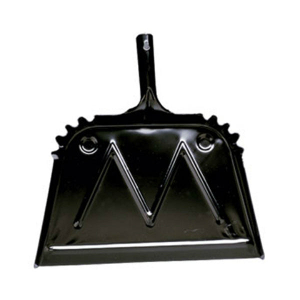 Impact Products 4216-90 Heavy-Duty Metal Dust Pan, Black, 16"