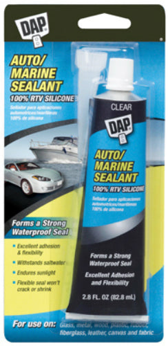 DAP 7079800756 Auto/Marine Sealant, Clear, 2.8 ounce