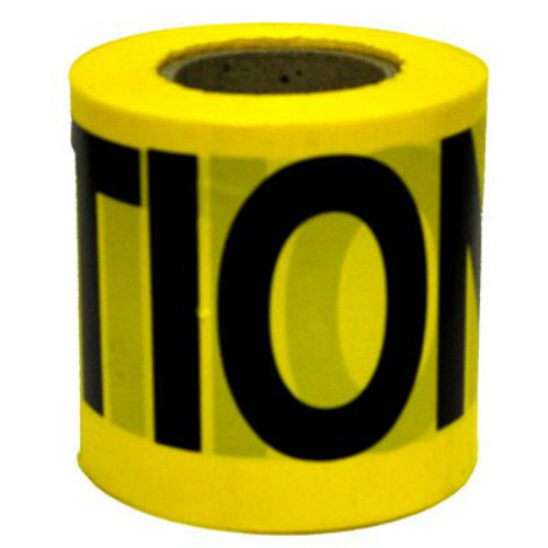 CH Hanson® 16100 Weatherproof Poly Vinyl Caution Tape, 300' Roll, Yellow