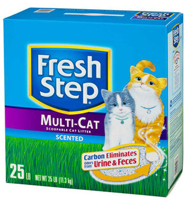 Fresh Step 30468 Multi-Cat Litter, 25 lb