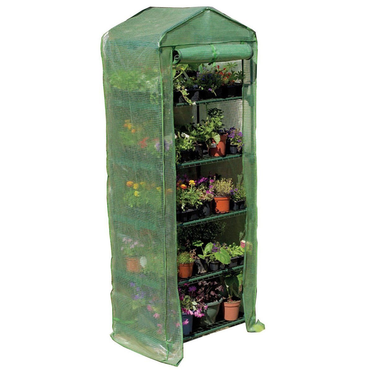 Gardman R700A 5-Tier Greenhouse with Heavy Duty Cover, 27" x 18" x 79"