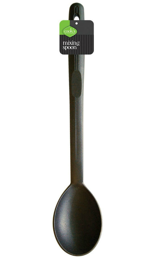 Cook's Kitchen 8248 Nylon Basting Spoon, Black, 15"