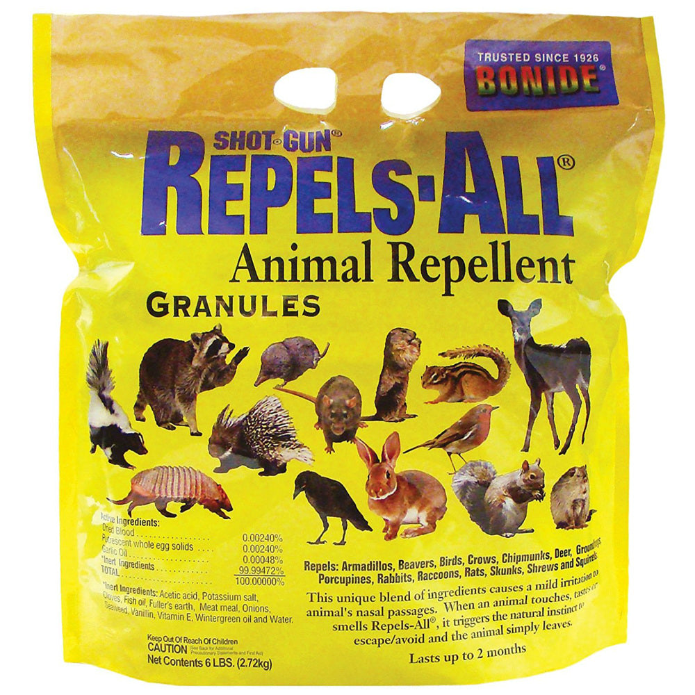 Bonide 2362 Repels-All Granules for Rodents, 6 lbs