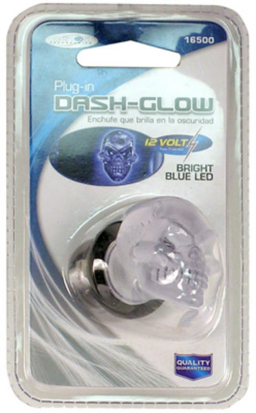 Custom Accessories 16500 Skull Design Dash Glow Lighter Light, 12-Volt