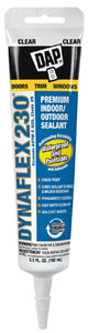 Dap® 18857 Dynaflex 230® Premium Elastomeric Latex Sealant, 5.5 Oz, Clear