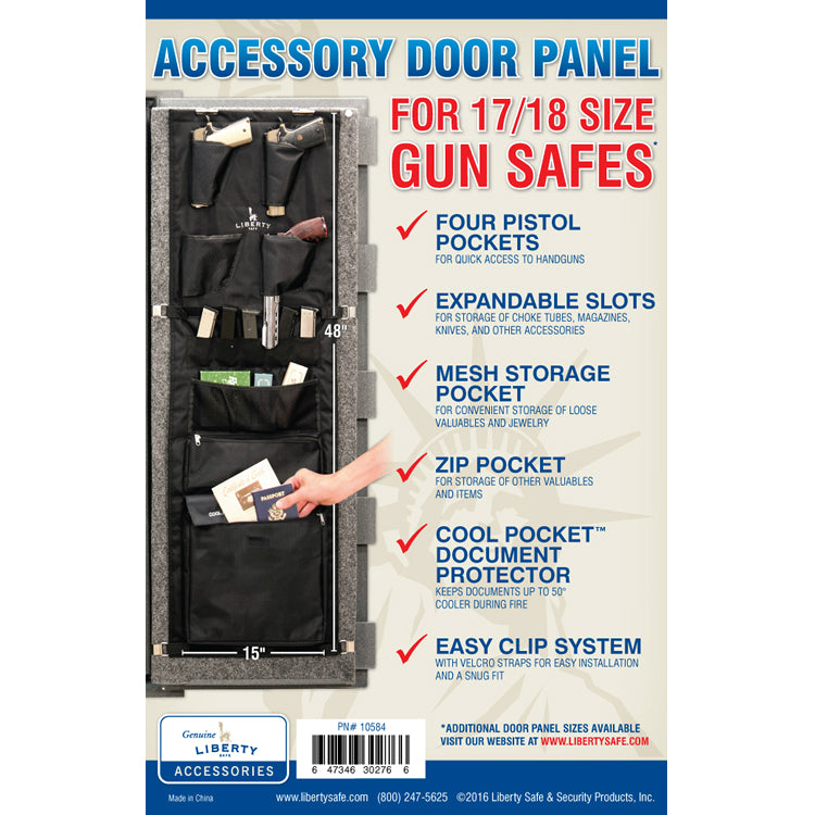 Liberty Safe 10584 Accessory Door Pocket System, Model 18