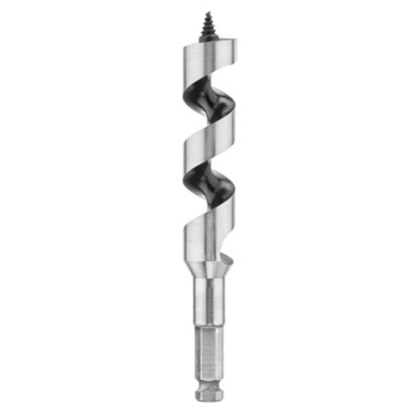 DeWalt® DW1690 Wood Drilling Power Ship Auger Bit, 1-1/4" Dia x 17"