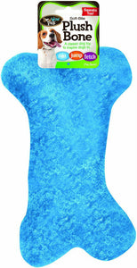 Bow Wow Pals™ 8830 Soft-Bite Bone Shape Plush Dog Toy with Squeaker