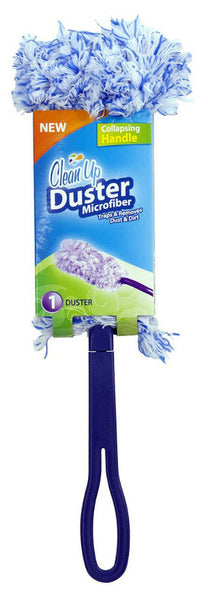 Clean Up™ 8878 Microfiber Duster with Collapsing Handle