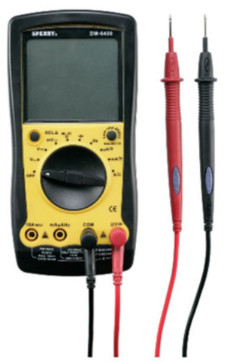 Sperry® DM6450 Autorange Digital Multimeter, 9 Function, 10 Range