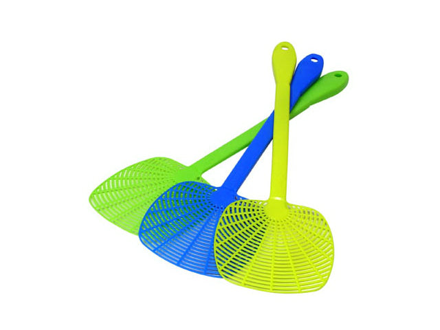 Quickie® 11190 Comfortable Grip Fly Swatter with 5" Head, 3 Fun Colors