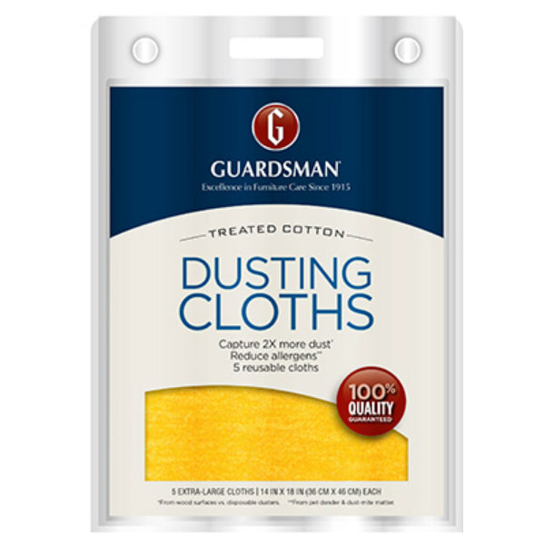 Guardsman® 462700 Ultimate Cotton Dusting Cloth, 5-Pack