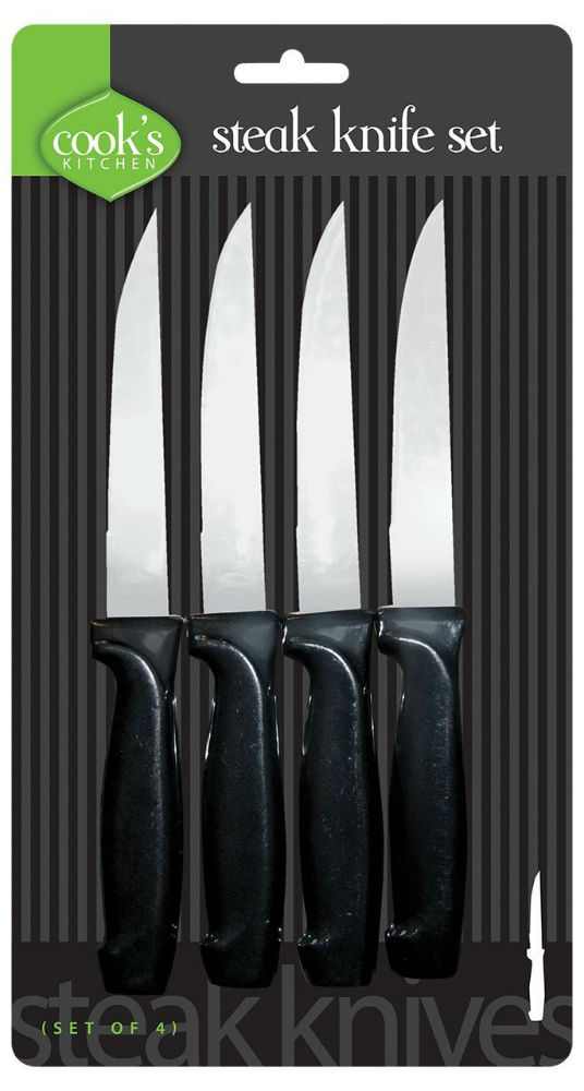 Cook's Kitchen 8235 Steak Knife Set, 4-Count