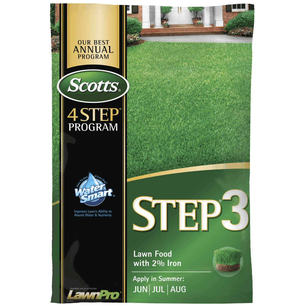 Scotts 33040 Step-3 Lawn Food with 2% Iron, 5000 Sq Ft Coverage